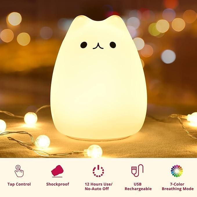 🐱 Little Cat Silicone Light