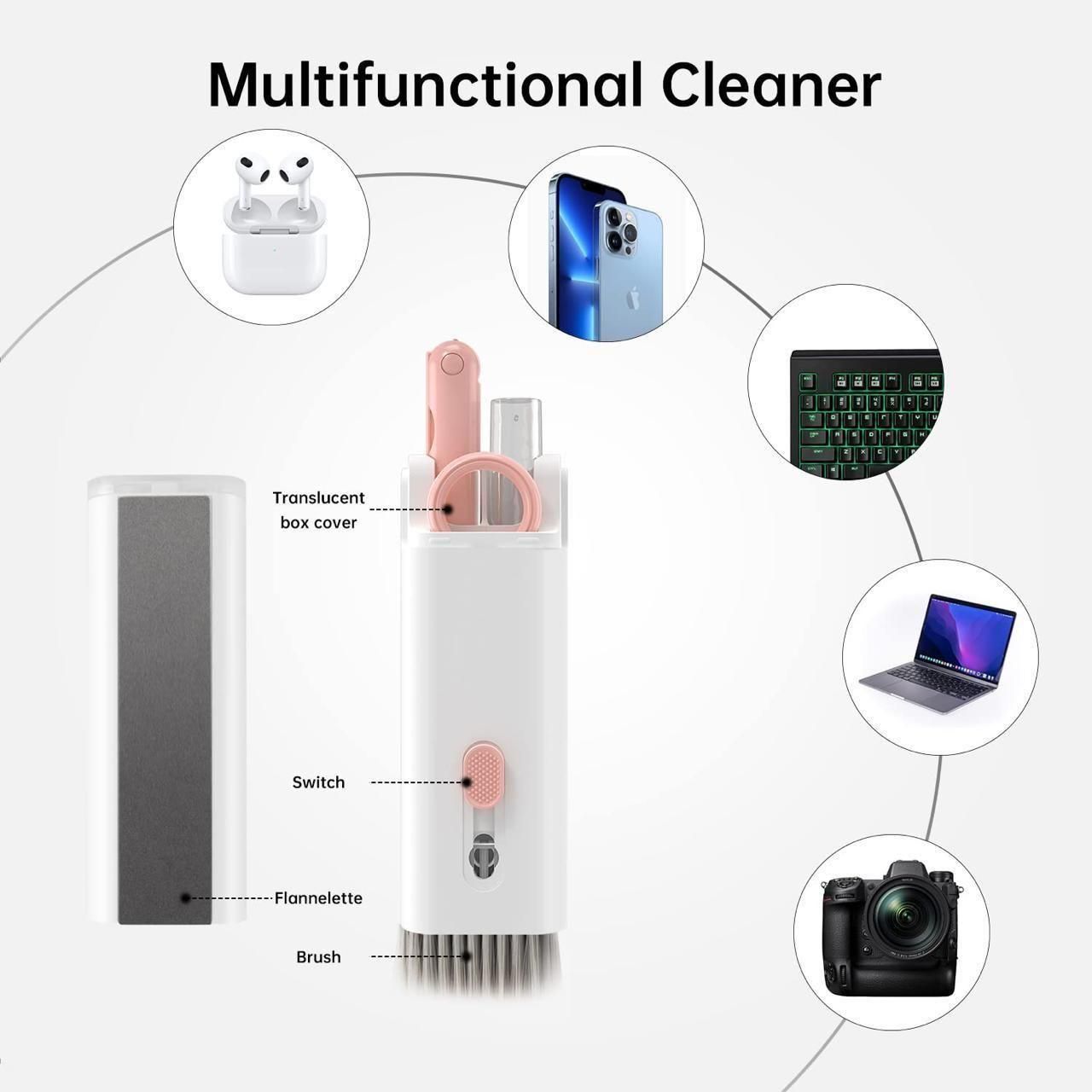 🛠️ 7 in 1 Electronic Cleaner Kit with Brush
